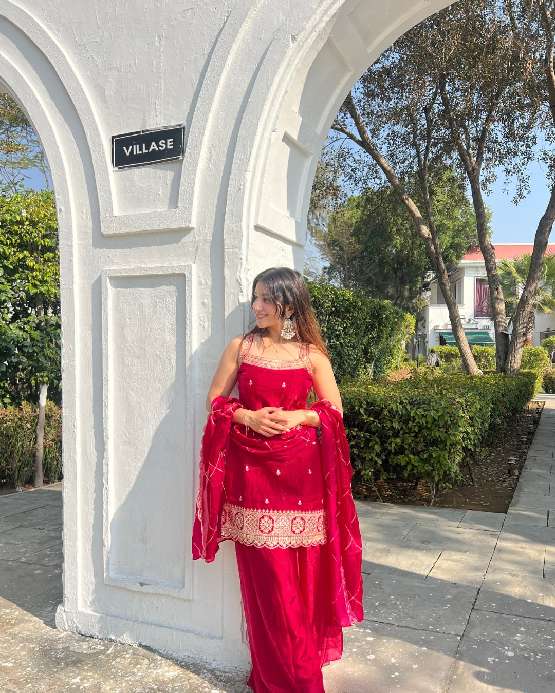 Rani Embellished Silk Set