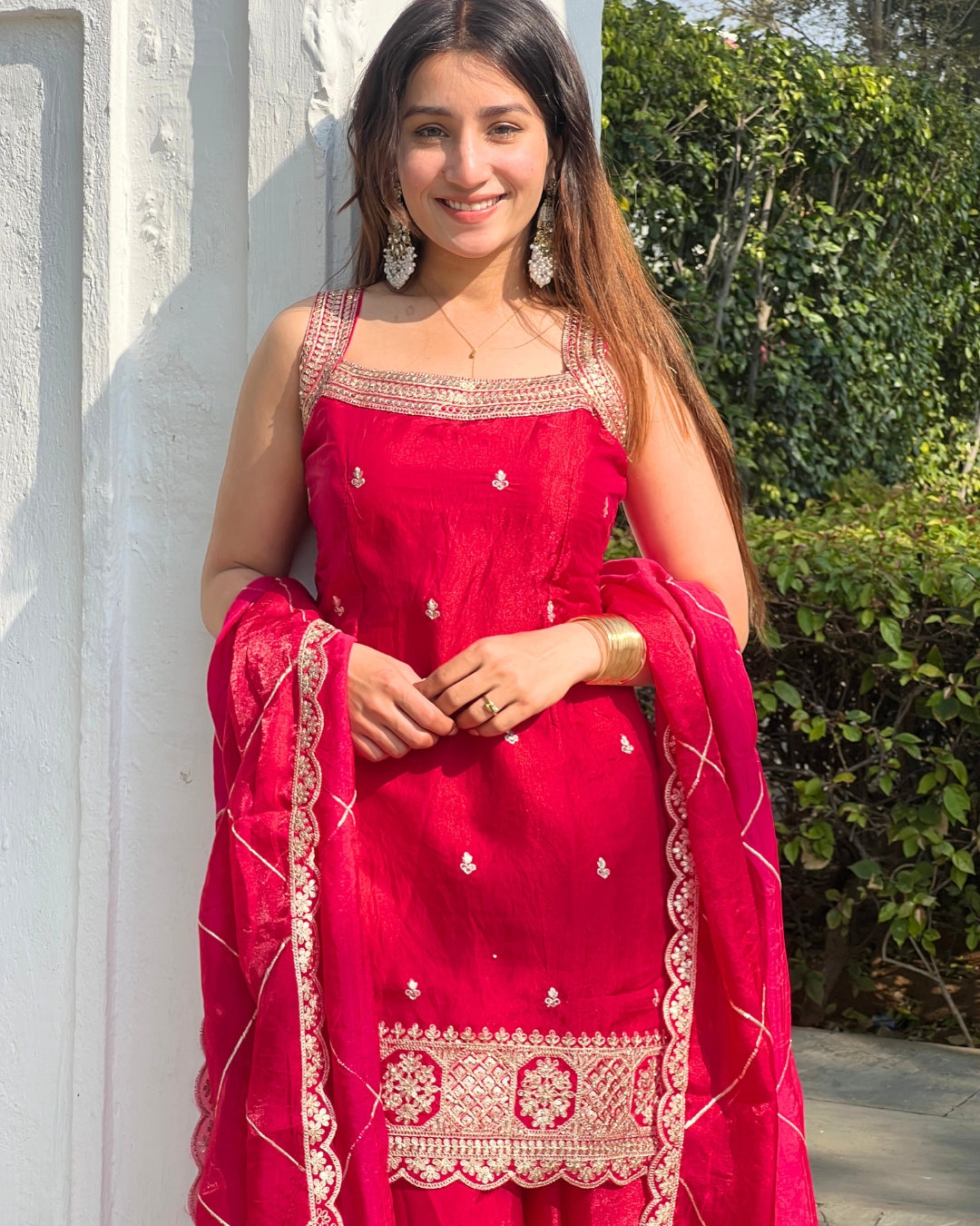 Rani Embellished Silk Set