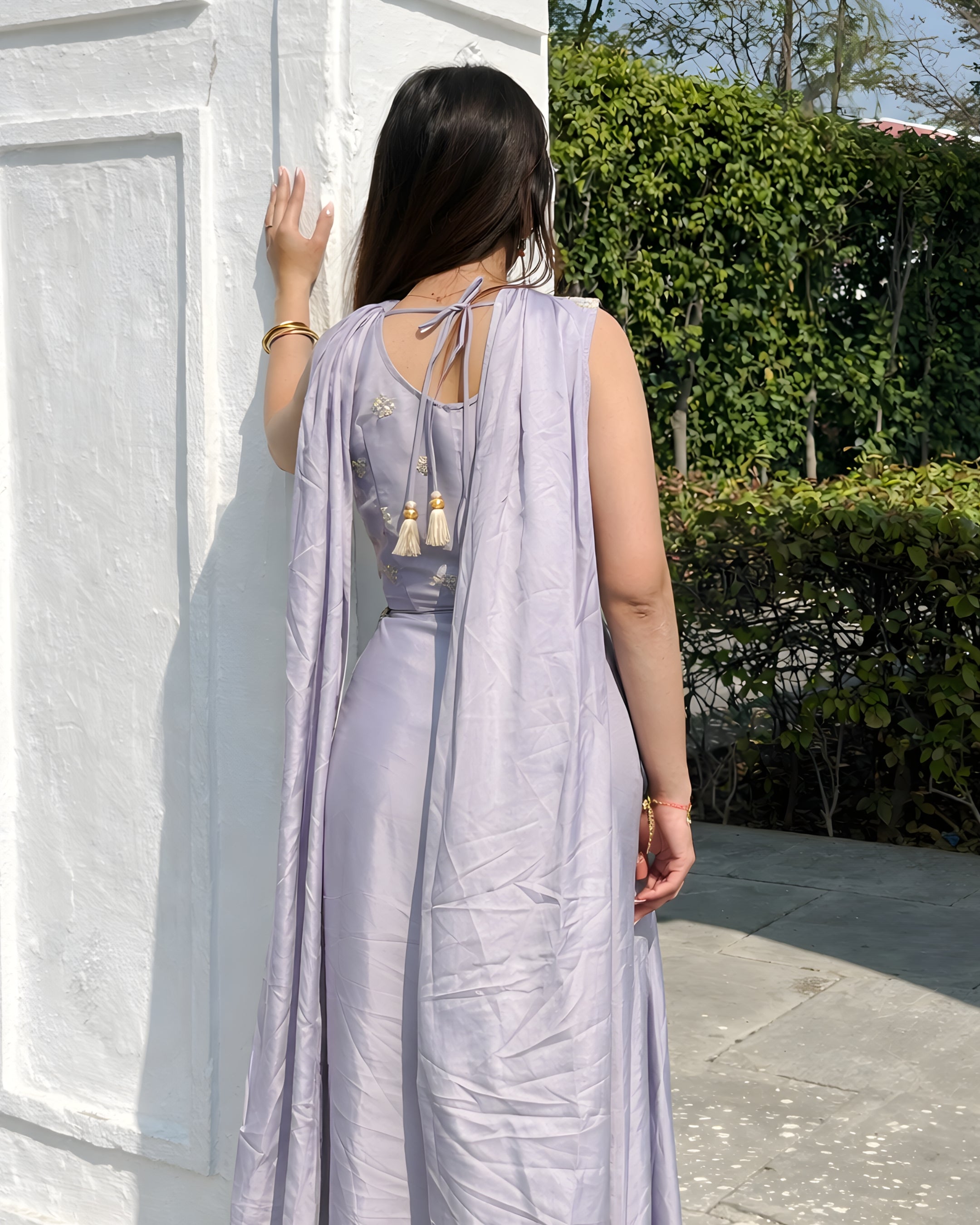 Lavender Tulip Skirt Set